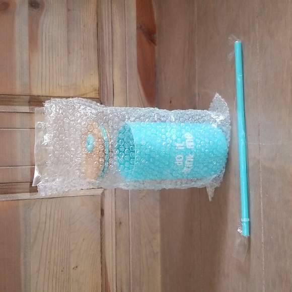 Do It Drink Me Glass Beverage Bottle with Straw - Picture 7 of 14